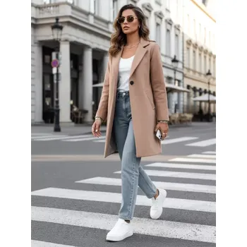 Dámský kabát Dámský kabát DSTREET NY0635 KARAMELOVÁ unisize