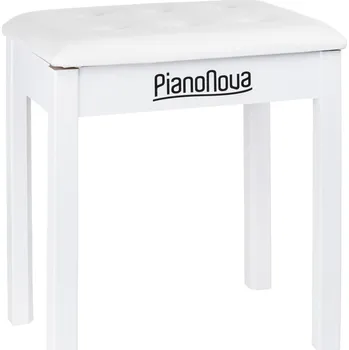 Pianonova Bookcase Dřevěná stolička ke klavíru White