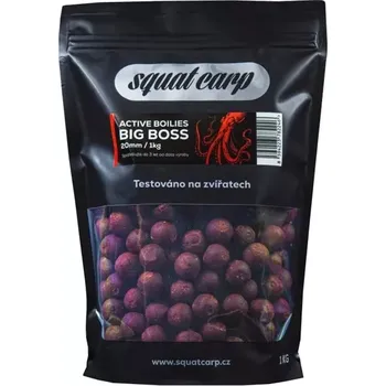 Návnadová surovina SQUAT CARP - Active Boilies 24 mm 5 kg Big Boss