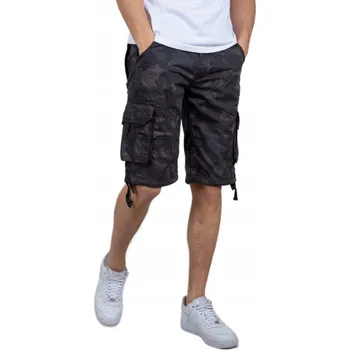 Alpha Industries Jet Shorts Black Camo 36