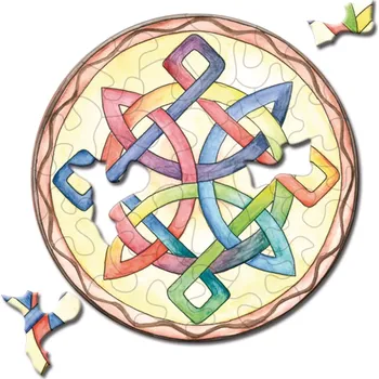 Puzzle Curiosi kulaté puzzle Picoli Uzel 33 dílků