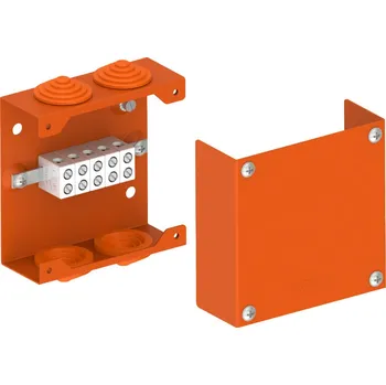 Stavebniny KRABICE KOVOVÁ PO 5 KS JEDNODUCHÝCH SVOREK 10 MM2 KOPOS KPK 125_PO10