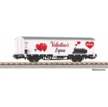 Modelářství piko krytý vagón valentýnský expres h0 1:87 limitovaná edice