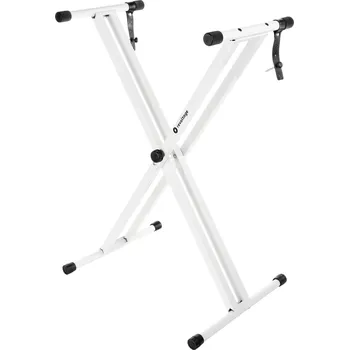 Příslušenství pro klávesový nástroj Revoltage DKS205 Double X Skládací klávesový stojan White