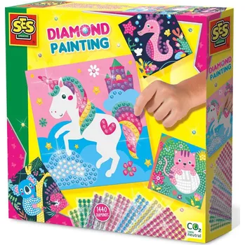 Dětské zboží Ses Zdobení třpytivými kamínky - veselá zvířátka