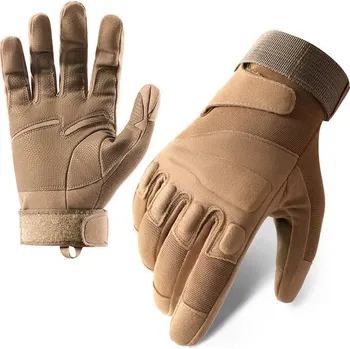 DRAGOWA TACTICAL Taktické rukavice Aspen, khaki barva