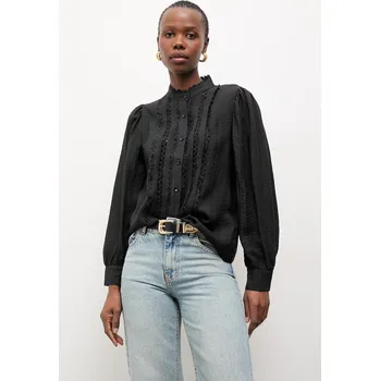 Pánská košile Košile Answear.LAB MA1125.hlk černá 99X, vel. S