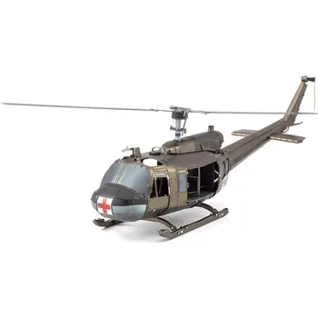3D puzzle Kovové 3D puzzle vrtulník UH-1 HUEY – stavebnice METAL EARTH