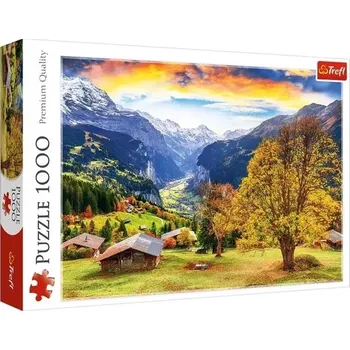 Dětské zboží Puzzle 1000 dílků – malebná alpská vesnice trefl