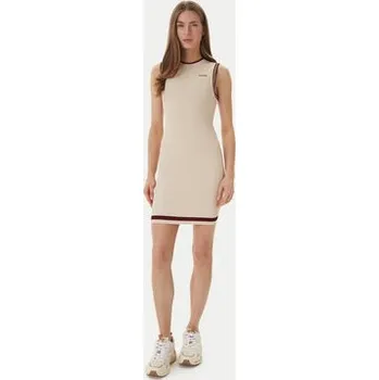 Dámské šaty Guess Úpletové šaty V6GK04 Z0648 Béžová Regular Fit L