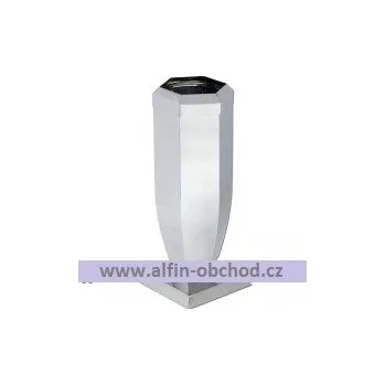 Smuteční dekorace Váza na pomník zaoblená s víčkem