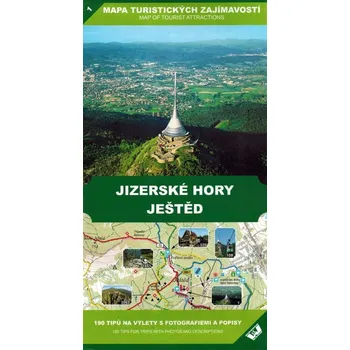 Góry Izerskie, Jested 1:50 000. Mapa atrakcji turystycznych 1. Wander Book Kolektiv autorů