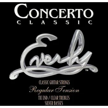 Struna pro hudební nástroj Everly Medium Tie End Nylonové struny pro klasickou kytaru