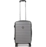 Malý kabinový cestovní kufr na kolečkách s expandérem 40 l Worldline 805 šedá