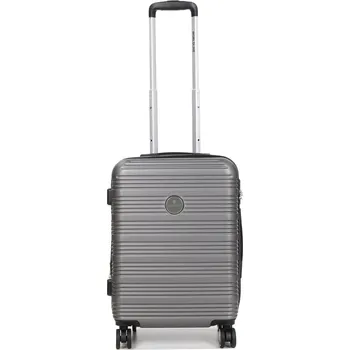 Malý kabinový cestovní kufr na kolečkách s expandérem 40 l Worldline 805 šedá