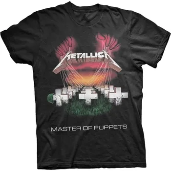 Pánské tričko Metallica Master of Puppets European Tour '86. Black L Tričko