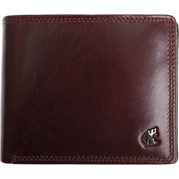 Peněženka Pánská kožená peněženka Cosset 4502 Komodo hnědá