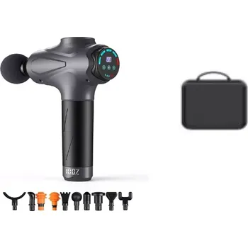 Masážní přístroj masážní pistole BodyBeat Flex střední – 13 nástavců