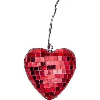 Závěsná dekorace Rice Small Heart Disco Ball DISCO.SHEA vícebarevná MLC