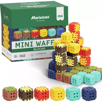 ostatní stavebnice Stavebnice Mini Waffle Blocks 302 dílků MARIOINEX