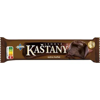 Čokoládová tyčinka Extra hořké KAŠTANY 45g cena za kartonové balení (Kartonové balení : 48 ks)