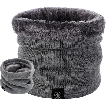 Šála Camerazar Teplá zimní šála šedá na krk
