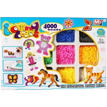 kreativní sada Žehlicí korálky 4000 ks – 100% eco