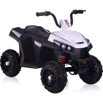 Dětské elektrovozidlo Dětský elektrický čtyřkolový quad, bílý