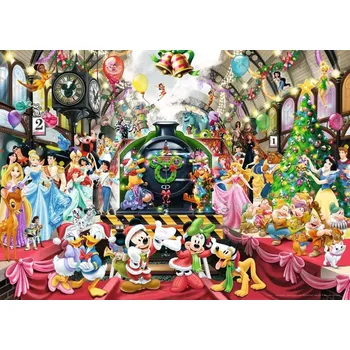 Puzzle Puzzle RAVENSBURGER Disney Vánoce – Všichni na palubě 1000 dílků