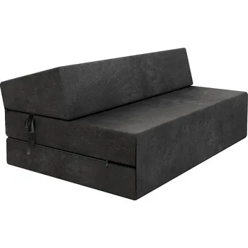 Pohovka Skládací matrace a pohovka SUZI MAXI TRINITY 121 cm černá