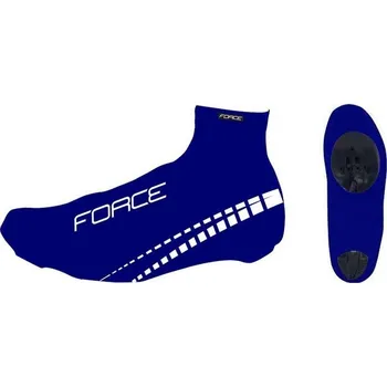 Cyklistické návleky Návleky na tretry Force elasthan modré S/M