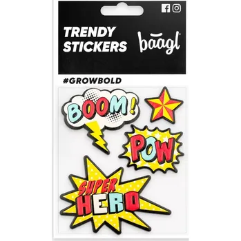 samolepka Baagl samolepky komiksové bubliny 3D, opakovaně použitelné