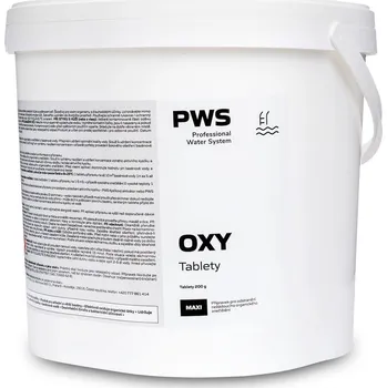 Bazén Bazénová chemie PWS OXI kyslíkové tablety do bazénu 200 g 5 kg