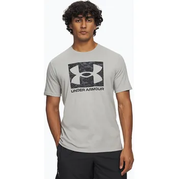 Pánské tričko Pánské tréninkové tričko Under Armour ABC Camo Boxed Logo titanium/black