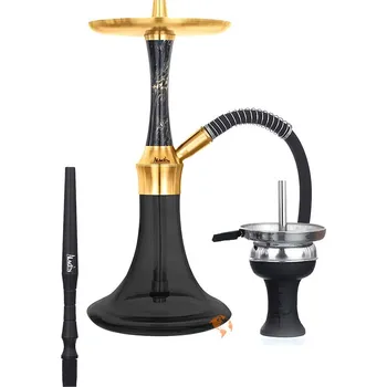 Čistič dýmky Vodní dýmka Aladin Epox 360 Pro Flat Black Gold