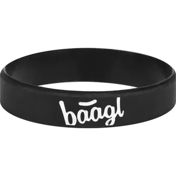 Náramek Svítící silikonový náramek BAAGL – černý