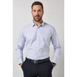 JP1880, Plus size Kostkovaná košile, business, dlouhé rukávy, Kent límeček, Comfort střih, do 8XL pro plnoštíhlé nadměrná velikost, 846159710-1907, modrý, 8XL, Plus size oblečení, Oblečení pro vysoké muže, Nadměrné velikosti, Oblečení pro plnoštíhlé.