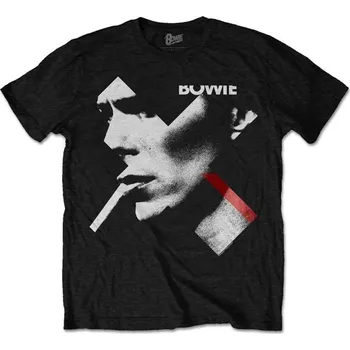 David Bowie X Smoke Red Black XL Tričko