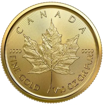Royal Canadian Mint Zlatá investiční mince Maple Leaf 1/10 Oz | 3,11 g