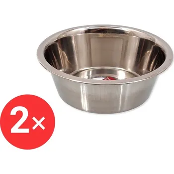 Miska pro psa DOG FANTASY Miska nerez 21 cm 1,57 l 2 ks