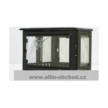 Smuteční dekorace Fotoskříňka na hrob malá černá