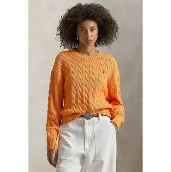 Pánský svetr Bavlněný svetr Polo Ralph Lauren 211A96245 oranžová 22X, vel. XS