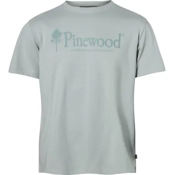 Pinewood Pánské lovecké tričko Outdoor Life Velikost: 5XL Aqua Grey
