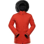 Alpine Pro WERDA 2 ORANŽOVÁ / ČERVENÁ DÁMSKÁ ZIMNÍ BUNDA S MEMBRÁNOU PTX L