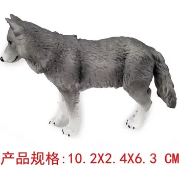 Figurka Figurka šedého vlka 10 cm