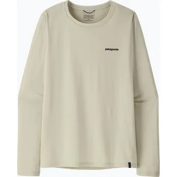Dámské tričko Dámské tričko s dlouhým rukávem Patagonia Capilene Cool Daily Shirt - Boardshort Logo dyno white