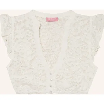 Dámská halenka Krüger Dámská Dirndlová Blůza Z Krajky, bílá, 34