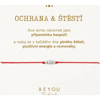 Náramek Ochranný náramek s červenou šňůrkou ocelový