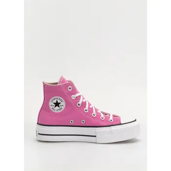 Dámská běžecká obuv Converse Chuck Taylor All Star Lift Hi (shocking orchid/white/black) 37.5, růžová