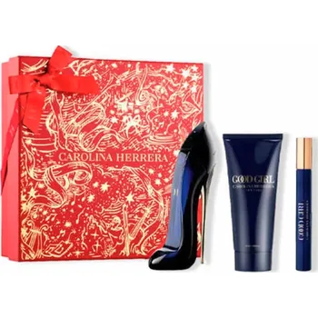 Kosmetická sada Carolina Herrera Good Girl Dárková sada, Parfémovaná voda EDP 80ml + tělové mléko 100ml + Parfémovaná voda EDP 10ml